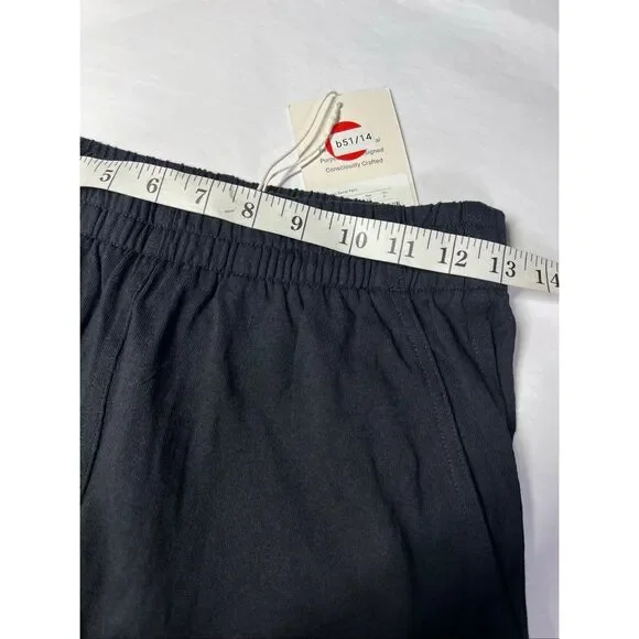 Everlane Everlane The Off-Duty Barrel Pant Black Organic Cotton Size XS NWT - Picture 11 of 13